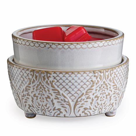 Candle Warmers Bronze Floral 2-in-1 Classic Wax Warmer DWDFLR – Good's  Store Online