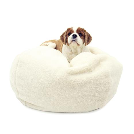 Carolina Pet Company Sherpa Puff Ball Pet Bed Medium 6525737