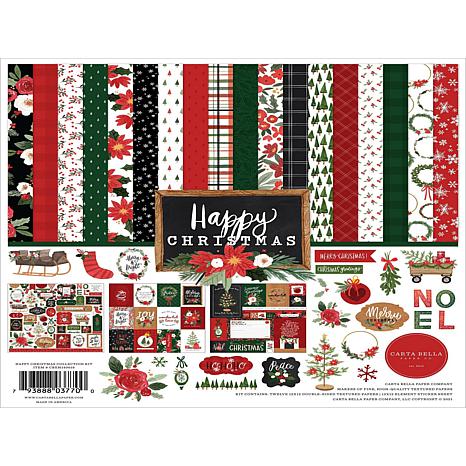 Carta Bella Collection Kit 12 X 12 - Happy Christmas - 20601995