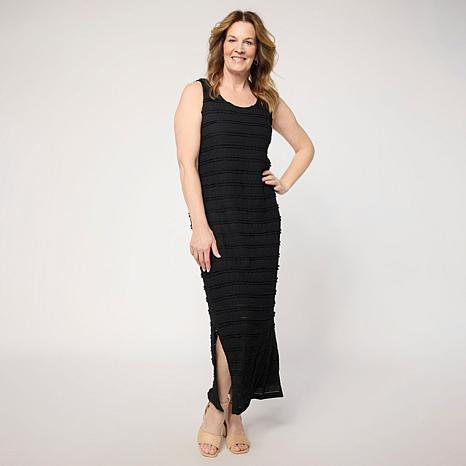 $44.95, Was $54.95, 18% Off! Colleen Lopez Everywhere Mini Ruffle-Knit Maxi Tank Dress dealfomo