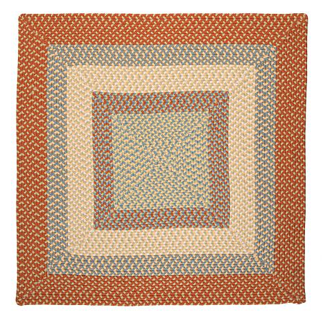 Colonial Mills Montego 8' Square Rug - Tangerine