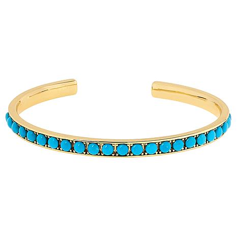 Connie Craig Carroll Jewelry Haven Blue Magnesite Cuff - 21416483 | HSN