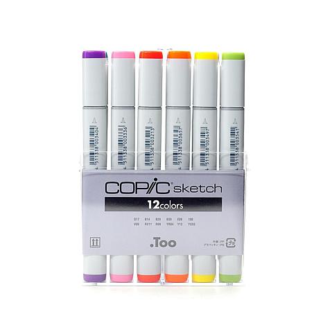 Copic Basic Sketch Marker Set V2 (12-Piece)