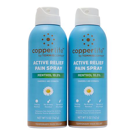 $34.99, Was $44.98, 22% Off! Copper Life 2-Pack Active Relief Pain Spray dealfomo