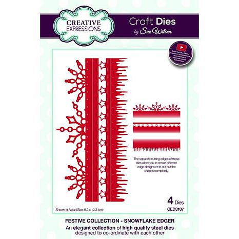 Creative Expressions Festive Collection Snowflake Edger - 20419969 | HSN