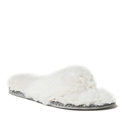 dearfoam open toe slippers for women