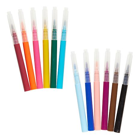 Diamond Press Airbrush Markers Set of 12 - 22497028 | HSN