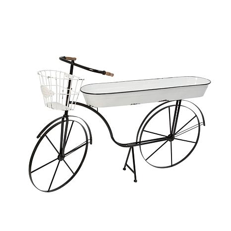 Gerson Metal Bicycle Outdoor Plant Stand
