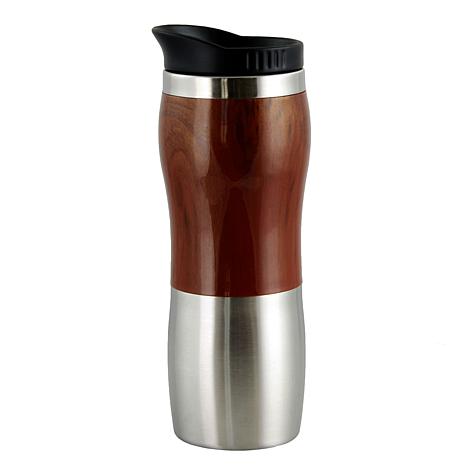 Gibson Home Monaco Cafe 15 Ounce Stainless Steel Thermal Insulated Travel Mug C 9416637 Hsn