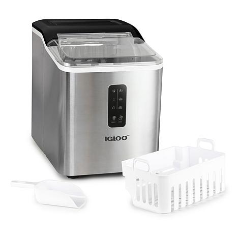 Igloo IGLICEB26AQ 26lb Automatic Portable Countertop Ice Maker - Aqua