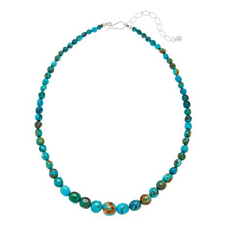 Jay King Red Skin Turquoise Graduated Bead Necklace - 22062353 | HSN