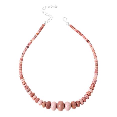 JAY KING DTR Genuine Graduated Pink Opal Necklace, Sterling Silver offers .925. Pretty