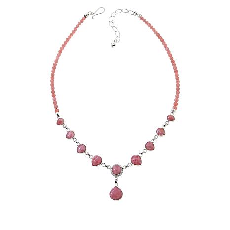 Jay King Sterling Silver Rhodochrosite 18