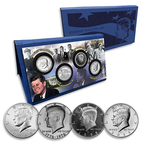 1964年 アメリカ合衆国 銀貨 4枚セット jfk-half-dollar-1964-2025-4-