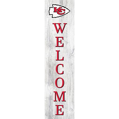 Kansas City Chiefs Team Color Welcome 11x19 Sign - 9255242, HSN