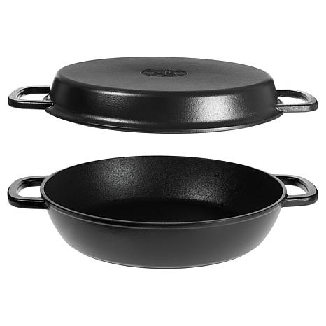 Kitchen HQ Diamond Infused Ceramic Nonstick 12" Dual Pan Set Kitchen HQ Diamond Infused Ceramic Nonstick 12" Dual Pan Set