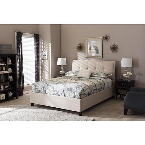 Lea Fabric Upholstered Queen Size Storage Platform Bed 9903945 HSN