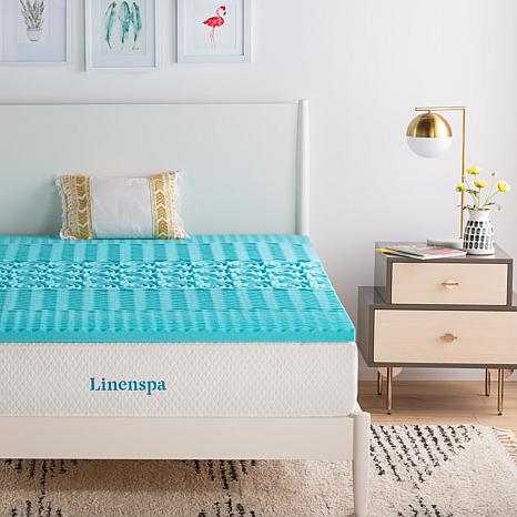 The Best-Selling Linenspa Memory Foam Mattress Topper Transforms Sleep