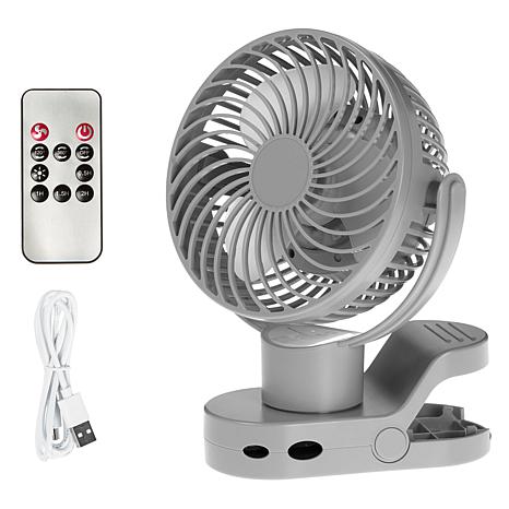 Living Glow Fan Rechargeable Power Bank with LED Light