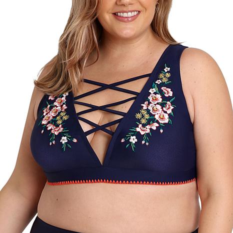 hsn plus size swimwear