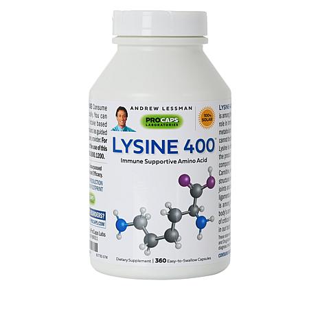 Lysine-400 - 360 Capsules