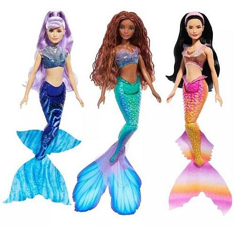 Mattel Disney The Little Mermaid Ariel and Sisters Doll Set - 21070578 ...