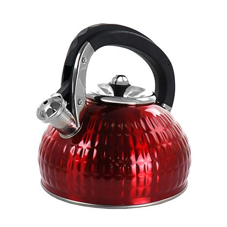 Mr Coffee Alberton Tea Kettle with Lid in Emerald Green