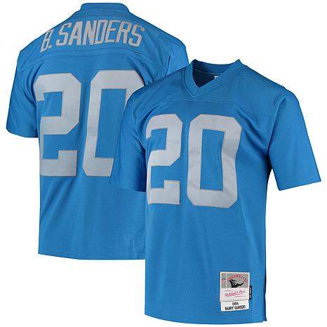 Men's Mitchell & Ness Barry Sanders White Detroit Lions Retired