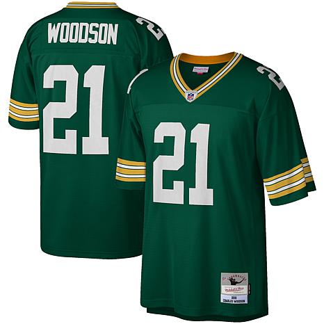 Men's Mitchell & Ness Charles Woodson Green Green Bay Packers 2010