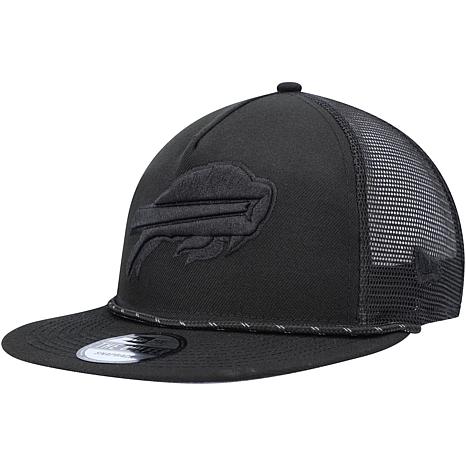 Men's New Era Black Buffalo Bills Illumination Golfer Snapback Trucker Hat