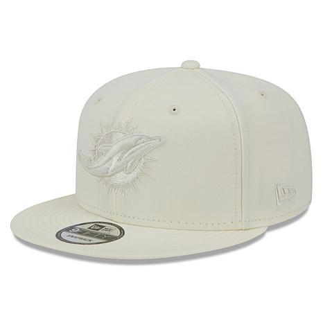 New Era Men's Cream Miami Dolphins Color Pack 9FIFTY Snapback Hat