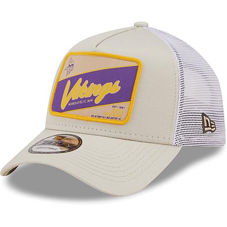 New Era Minnesota Vikings Camo 9Forty A Frame Trucker Snapback Hat