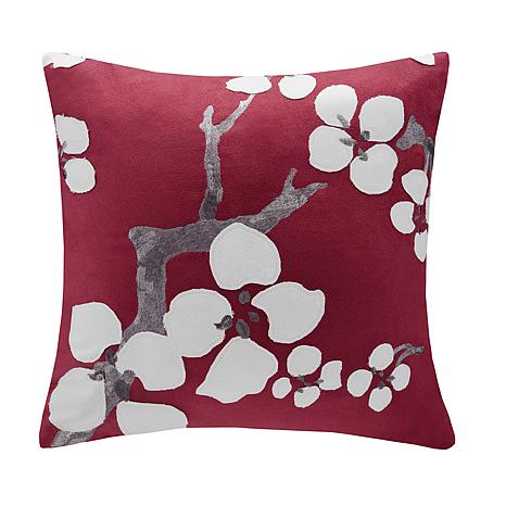 Natori Cherry Blossom Square Pillow - 18" x 18"