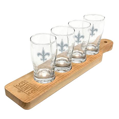 Officially Licensed NFL Four-Pack Beer Flight Glass Set