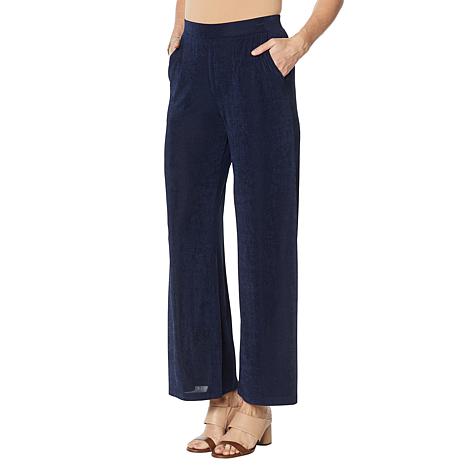 Nina Leonard Lux Knit Pull-On Palazzo 