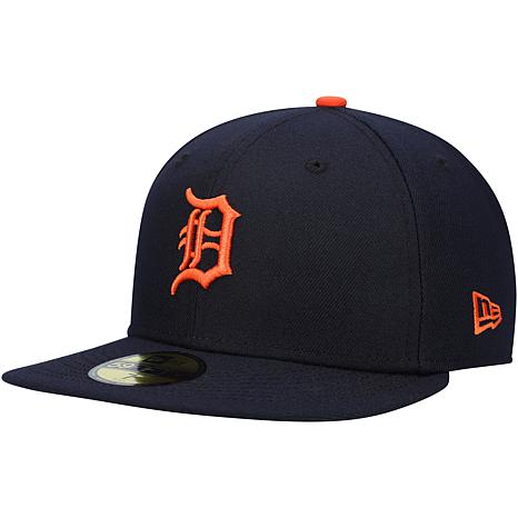 Officially Licensed Fanatics MLB Men's Tigers White Logo Fitted Hat