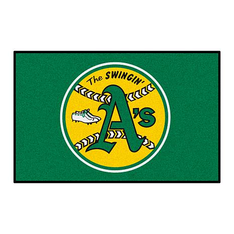 Officially Licensed MLB Oakland Athletics Retro Collection Rug - 19x30