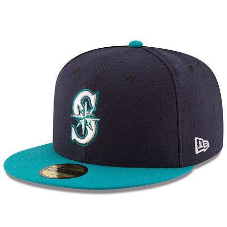 Men's New Era Navy Seattle Mariners Arch 59FIFTY Fitted Hat