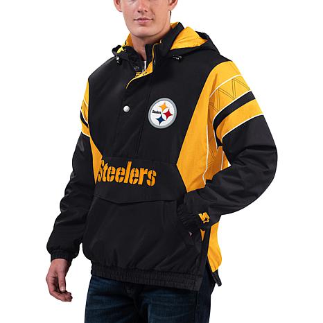 Starter Pittsburgh Steelers Home Team Half-Zip Jacket XL / White Mens Outerwear