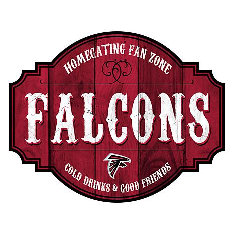 NFL Round Distressed Sign: Atlanta Falcons