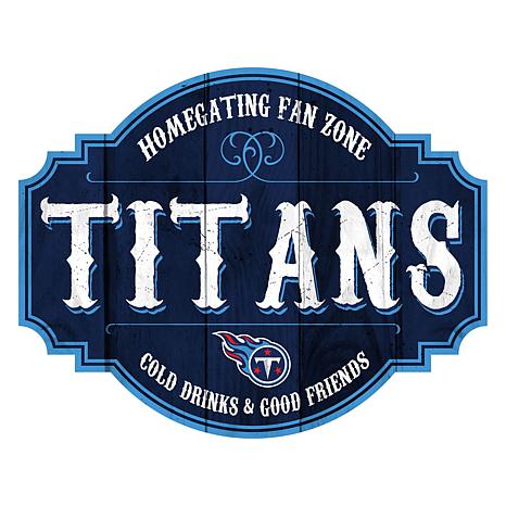 Officially Licensed NFL Tennessee Titans 24 Barrel Top Side Table