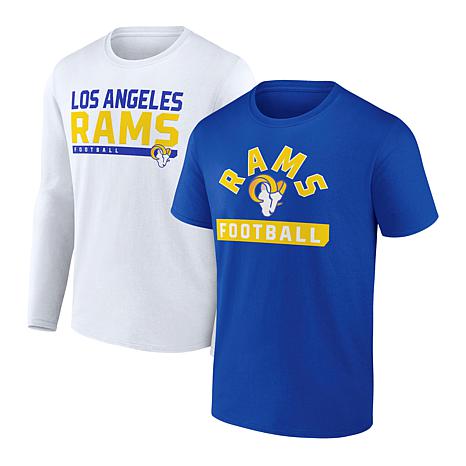 Officially Licensed NFL 3-in-1 Schedule T-Shirt Combo 2pk by Fanatics - Rams