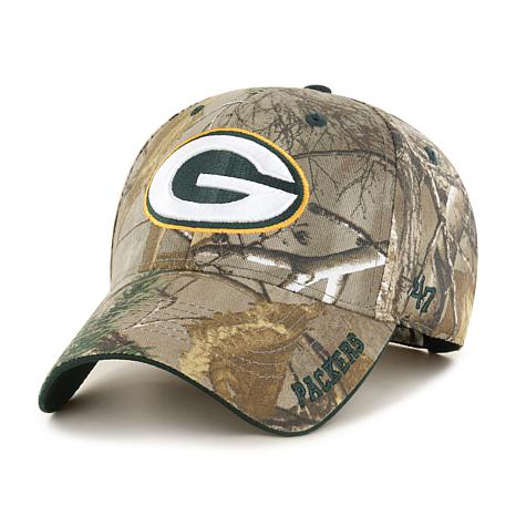 Green Bay Packers Camouflage Hat Embroidered NFL 47 Brand