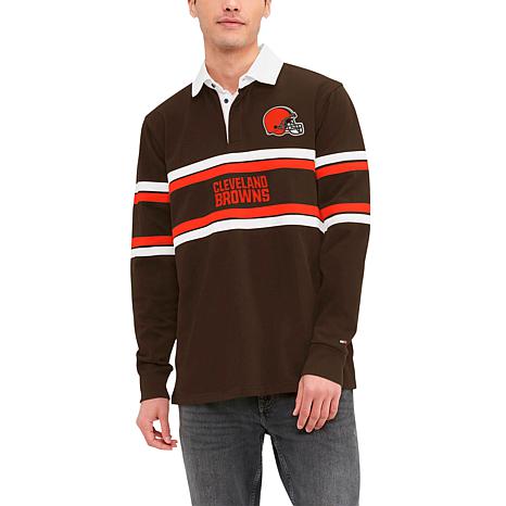 Officially Licensed NFL Cory Varsity Rugby Shirt by Tommy Hilfiger - Browns