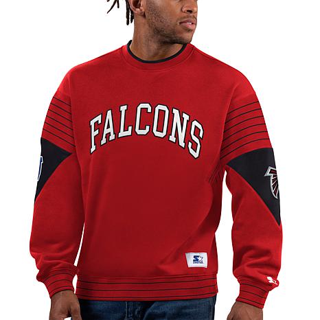 Officially Licensed NFL Women's Long Sleeve Hoodie T-shirt - Falcons