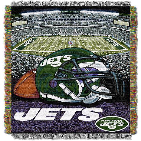 Officially Licensed NFL Home Field Advantage Throw Blanket - Jets