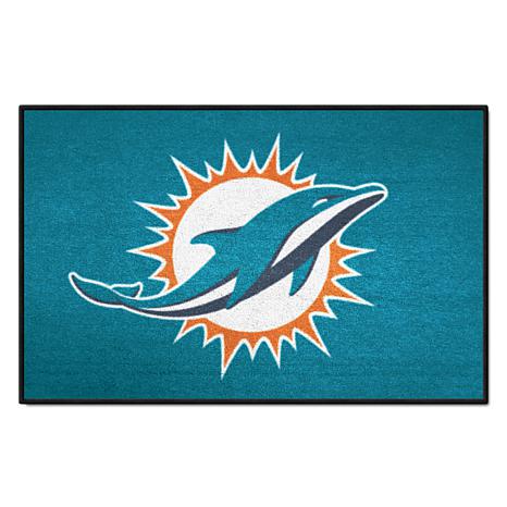 Officially Licensed NFL Man Cave All-Star Mat - Miami Dolphins