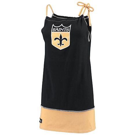 Pittsburgh Steelers Refried Apparel Women's Sustainable Vintage Tank Dress  - Gold