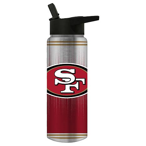 Officially Licensed NFL SF 49ers 24oz. Water Bottle Vapor Graphics