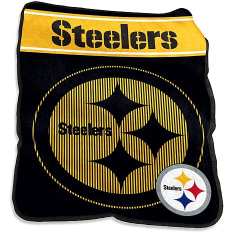 Officially Licensed NFL Steelers 60'' x 80'' XL Plush Throw Blanket ...